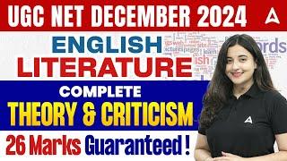 UGC NET Paper 2 English Literature | Complete Theory & Criticism 26 Marks Guaranteed!