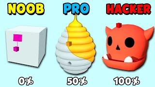 NOOB vs PRO vs HACKER - Paper.io 3D