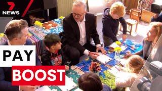 Federal government to fund pay rise for early childhood educators | 7NEWS