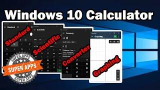 EXPLORE ALL MODES IN WINDOWS 10 CALCULATOR || BEST CALCULATOR THAT PRE-INSTALLED IN WINDOWS 10