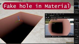 Create a fake hole in Unreal engine 5