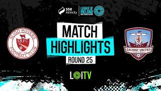 SSE Airtricity Men's Premier Division Round 25 | SLIGO ROVERS FC 2-0 GALWAY UNITED FC | Highlights