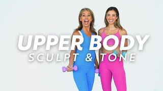 12 Minute Upper Body Sculpt with Katie & Denise Austin | Mother Daughter Workout