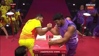 Sachin Goyal vs Askar Ali  @ProPanjaLeague  #armwrestling