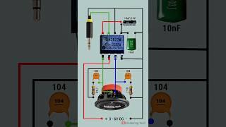 TDA 2822N ic amplifier | tda2822n ic mono amplifier | amplificador #amplifier #shorts