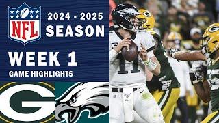 Green Bay Packers vs. Philadelphia Eagles Full Game Highlights | NFL Week 1 2024