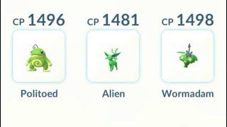 Meet Alien | Pokémon GO Great League GBL PvP | Politoed Espeon Wormadam