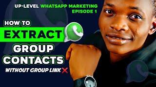 How to Extract Numbers From WhatsApp Group Without Link - WhatsApp Group Extractor Pro App