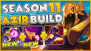 The BEST AZIR BUILD for SEASON 11 + Azir can SOLO BARON now!?! | Drift King Azir