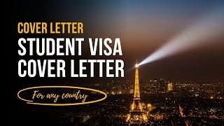 How to write a visa cover letter? (Student long stay)