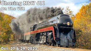 Chasing N&W 611 on VSR's Shenandoah Valley Limited