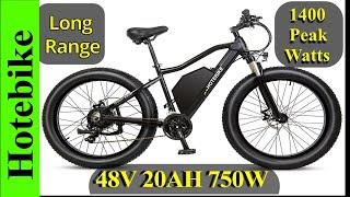 750W 48V Fat Tire Hotebike, The Unknown Beast