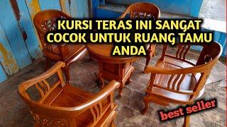 model kursi untuk teras | MODEL KURSI TERAS TERBARU 2021 - kursi betawi lenong jati