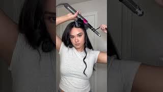 Curls vs waves using the #dysonairwrap which do you prefer? #hair  #hairtutorial #dyson #hairstyles