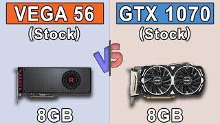 RX Vega 56 vs GTX 1070 | New Games Benchmarks