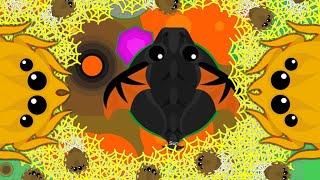 Mope.io GOLDEN GIANT SPIDER TRAP TROLLING! Trapping Pets in Mope.io with Spider Army