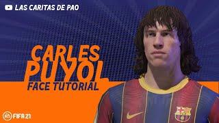 Como crear face Carles Puyol face FIFA 21 | pro clubs | clubes pro