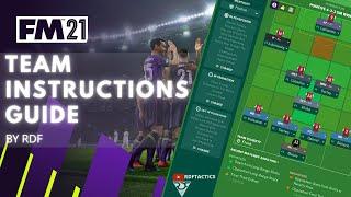 Football Manager 2021 Tactic Guide | Team Instructions