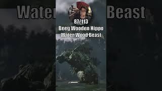 Beeg Wooden Hippo