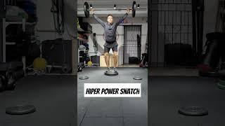 Hiper power snatch. #fitness #motivation #youtubeshorts #gym #sports