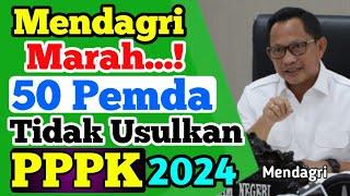 Mendagri Marah 50 Pemda TIDAK Usulkan Formasi PPPK 2024