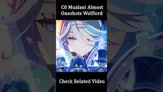 C0 mualani almost oneshot wolflord #genshinimpact #genshin #hoyocreators