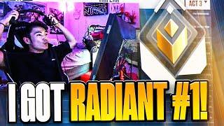 I Hit Radiant Rank 1 in VALORANT!