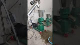 Simple feed pellet production line, pellet mill, mixer, conveyor