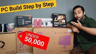 How To Build PC - Step by Step (Full Build Guide) PC Build Under 50000 (NEW)