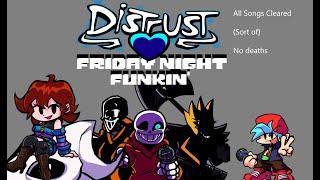 Friday Night Funkin' Distrust V3 DEMO | All Songs Cleared (Sort of) | No Deaths | No Items Used