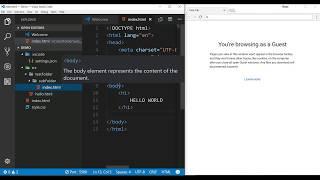 Live Server | VSCode Extension | Quick Look (Not tutorial)