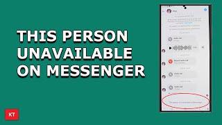 How to tell if someone has blocked you on Facebook or Messenger | Person is unavailable on Messenger