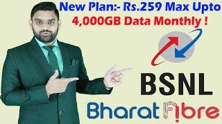 BSNL New Launched Bharat Fiber Broadband Plans | BSNL Bharat Fiber Plans | BSNL New Update |