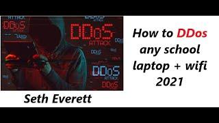 How to DDos any school Laptop + Wifi.