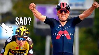 Tom Pidcock DESTROYING Wout Van Aert | De Brabantse Pijl 2021