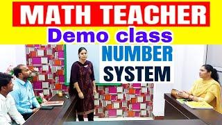 Kvs #Maths Demo video | Mathematics Number system | #Teacher Demo class | Manoj Sharma PD Classes
