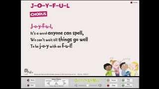 J-O-Y-F-U-L - Words on Screen™ Original