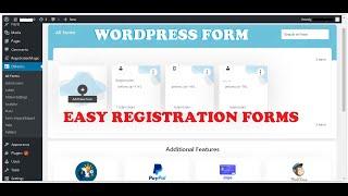 Create a Registration Form Using ERForms (Easy Registration Forms) Plugin on Wordpress.