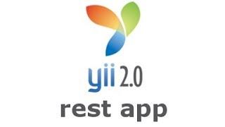 yii2 rest first application