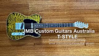 JMB Custom Guitars Australia: T-STYLE Quilted Maple / Torrefied Ash