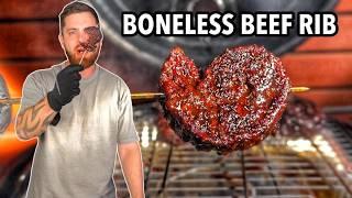 How to Make Boneless Beef Ribs Lollipops in a Charcoal BBQ