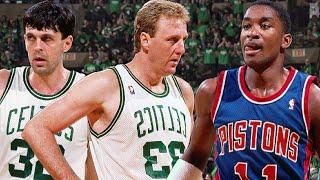 Boston Celtics vs Detroit Pistons Full Game 1986 NBA Season