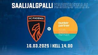 S. Tallinna FC Bunker Partner - S. Jõhvi FC Phoenix, Saalijalgpalli karikavõistlused Finaal