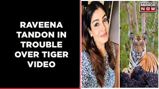 Raveena Tandon In Trouble Over Tiger Video | Seen 'Too Close' To Tiger | Probe Launched