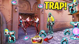 Valorant: Calculating the PERFECT TRAP! - 200IQ Plays & OP Tricks - Valorant Highlights