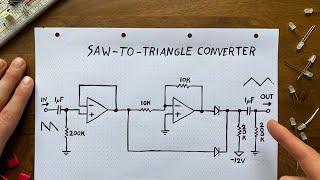 DIY SYNTH Quick Tip: Sawtooth-to-Triangle Converter