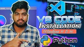 How to install visual studio code || windows  11 and 10 || Run python code in Vscode || ArpitVirus