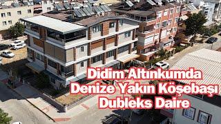 Didim Altınkumda Denize Yürüme Mesafesinde Caddeye Yakın Süper Dubleks Daire