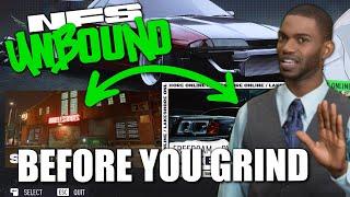 Before you GRIND.. WATCH THIS! - Need For Speed UNBOUND