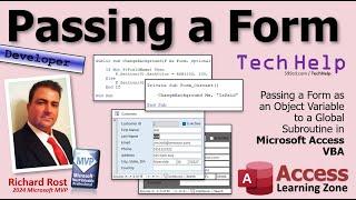 Passing a Form as an Object Variable to a Global Subroutine in Microsoft Access VBA